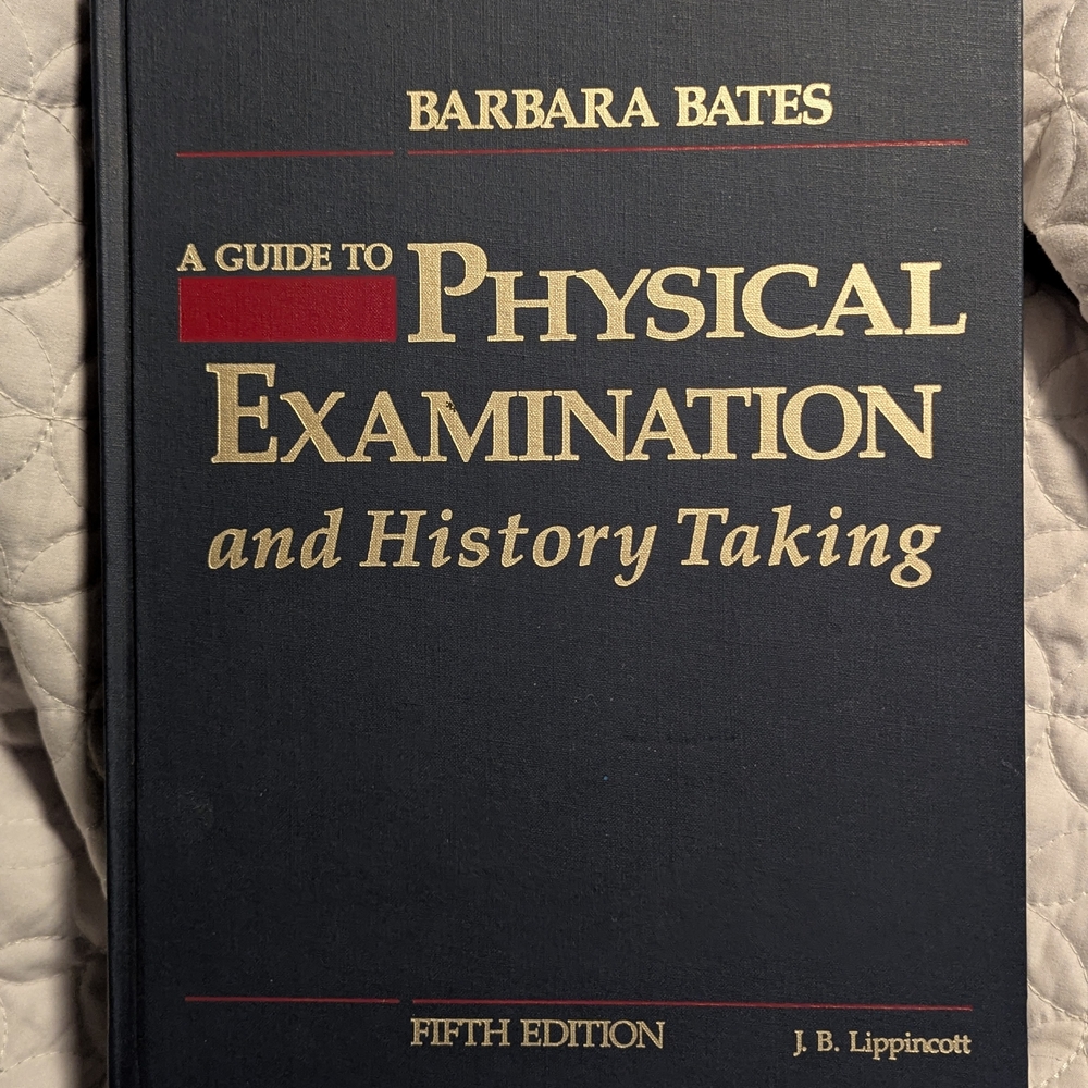 Black and Gold Medical Textbook Guide